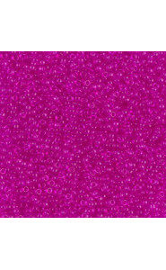 Miyuki rocailles Perlen 15/0 - Dyed transparent fuchsia 15-1310